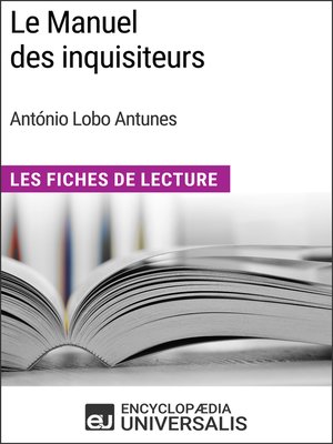 cover image of Le Manuel des inquisiteurs d'António Lobo Antunes